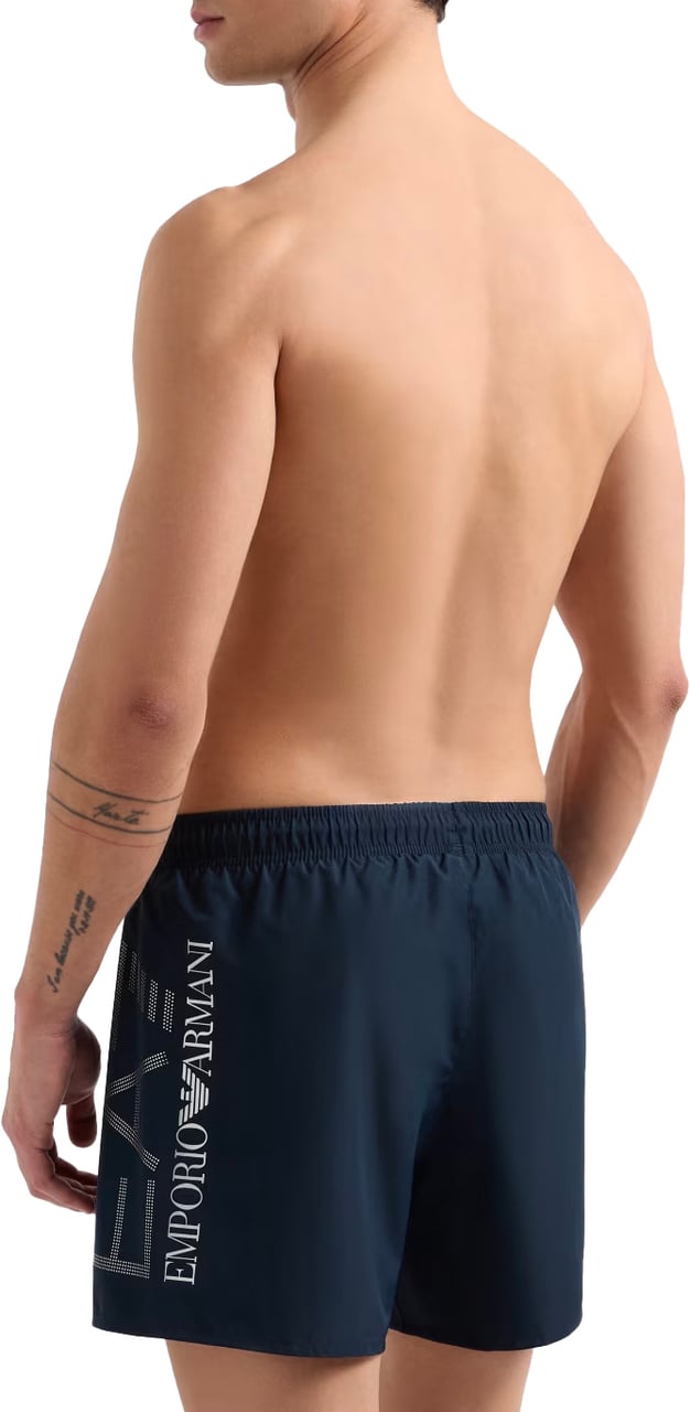 EA7 Boxer Beachwear Blauw