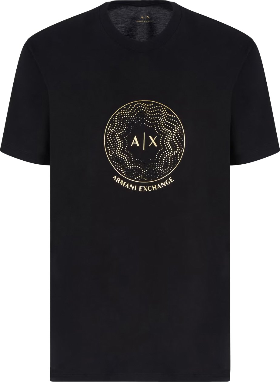 Armani Exchange Regular fit T-shirt Zwart Zwart