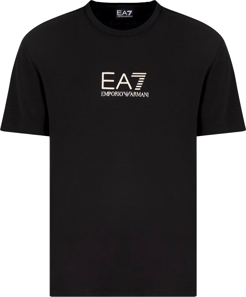 EA7 Train Gold Label Tee Zwart