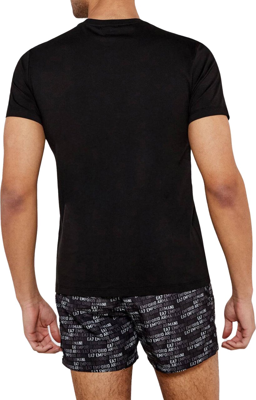 EA7 Crewneck T-shirt Zwart