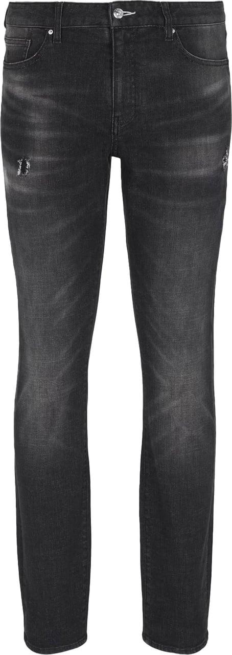 Armani Exchange J14 skinny fit jeans Zwart Zwart