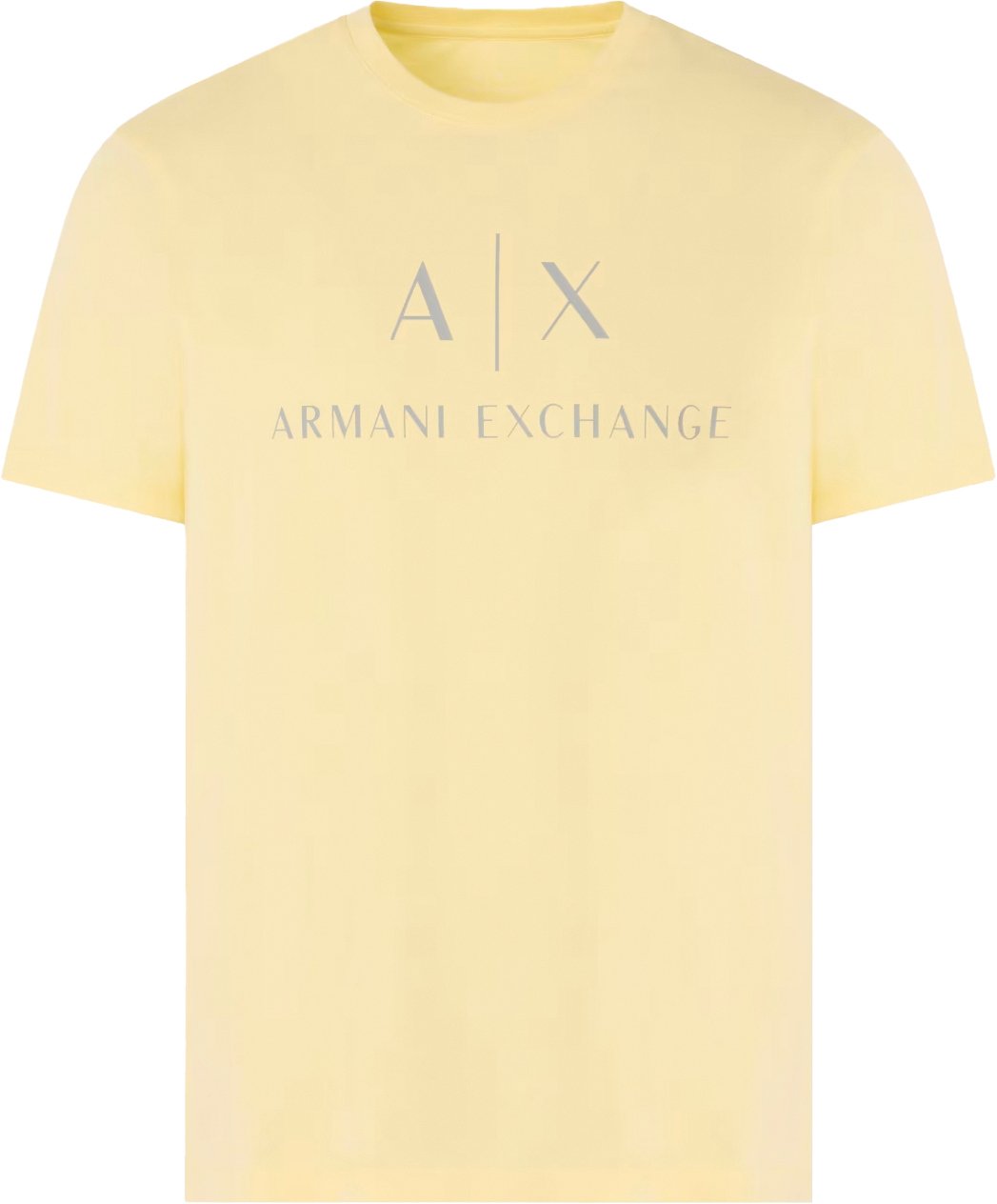 Armani Exchange Slim fit jersey T-shirt Geel Geel