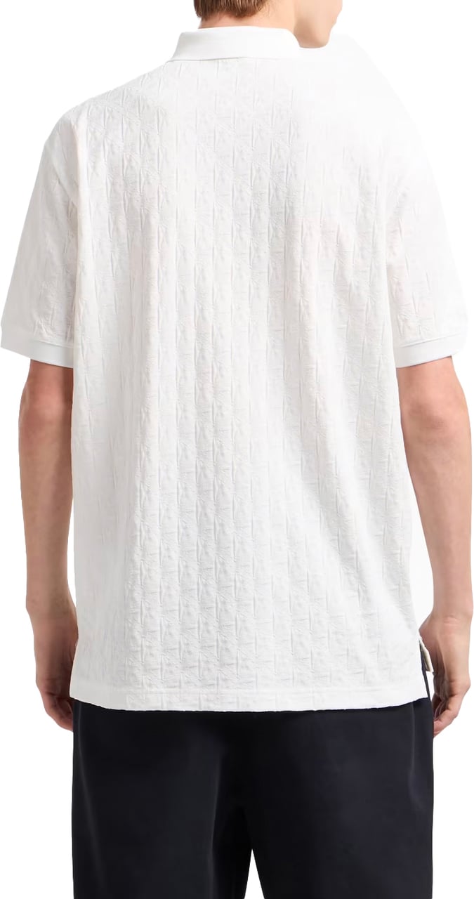Armani Exchange Regular fit polo shirt Wit Wit