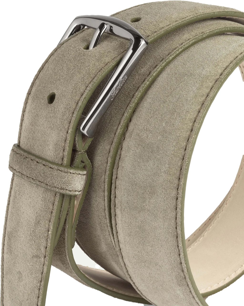 Aurélien Belt Suede Groen