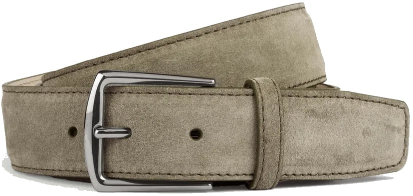 Aurélien Belt Suede Groen