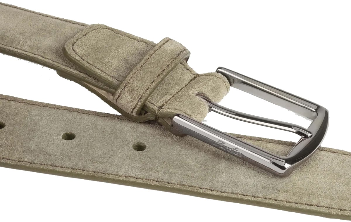 Aurélien Belt Suede Groen