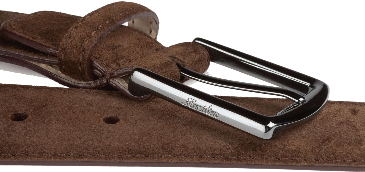 Aurélien Belt Suede Bruin