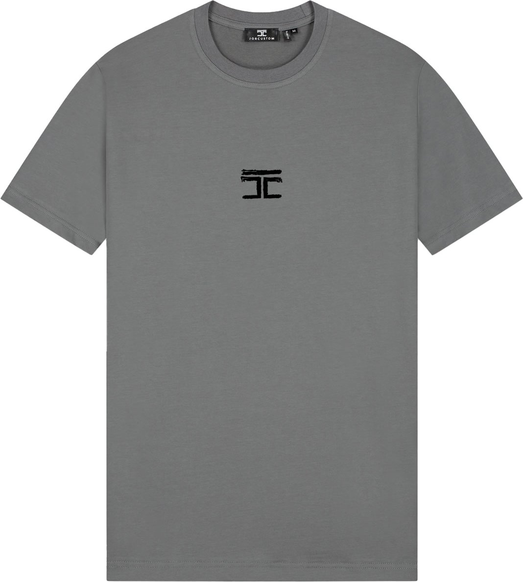 JORCUSTOM Artist Slim Fit T-Shirt Antracite Grijs