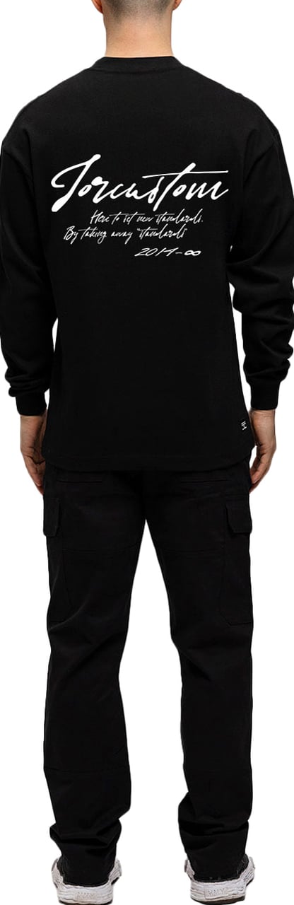 JORCUSTOM NewStand Slim Fit T-Shirt Antracite Grijs
