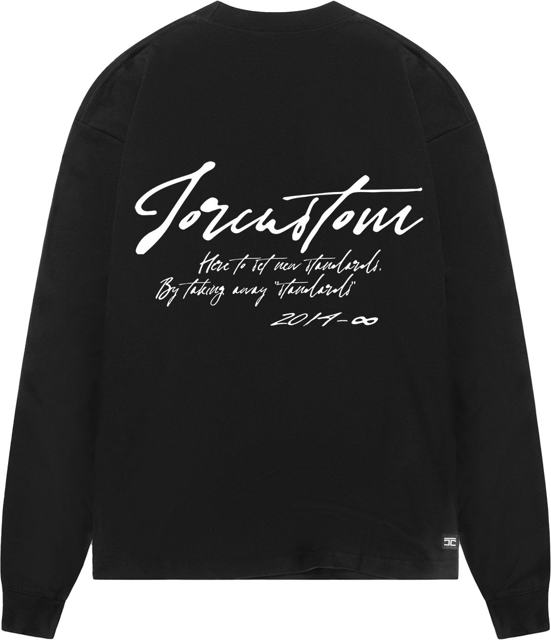 JORCUSTOM NewStand Slim Fit T-Shirt Antracite Grijs