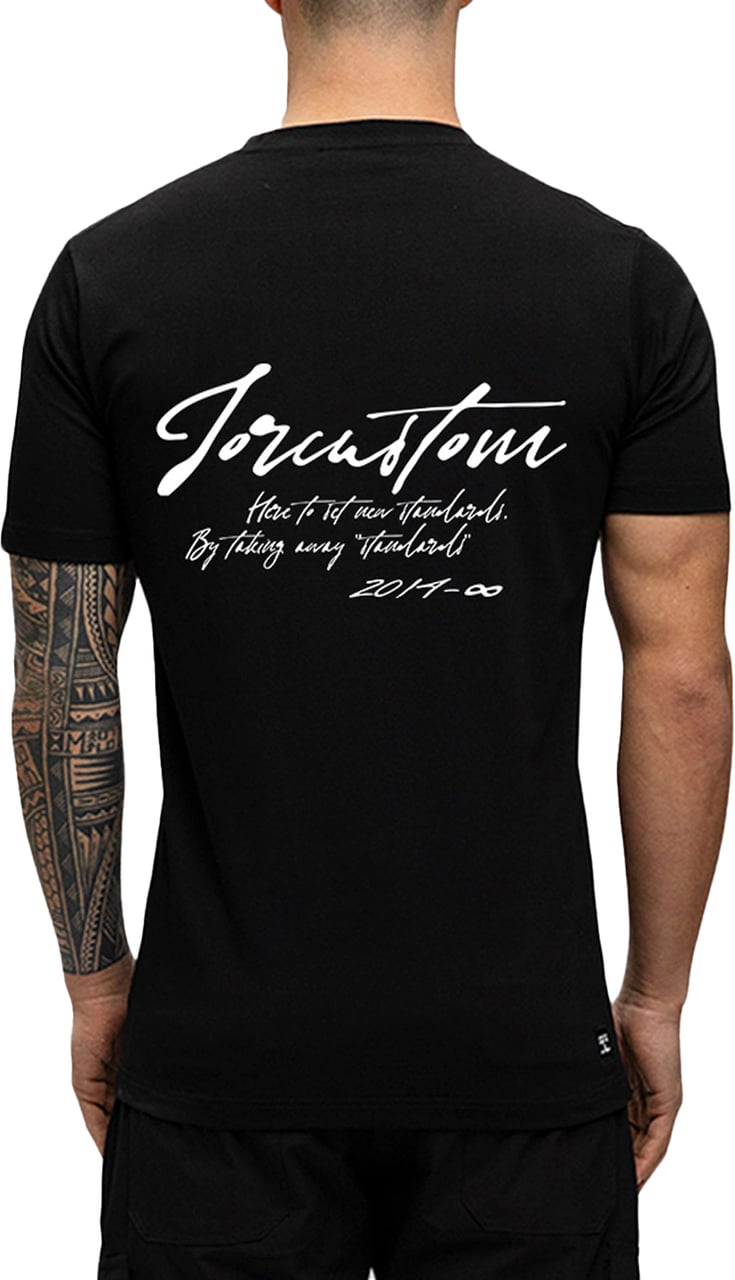 JORCUSTOM NewStandards Slim Fit T-Shirt Black Zwart