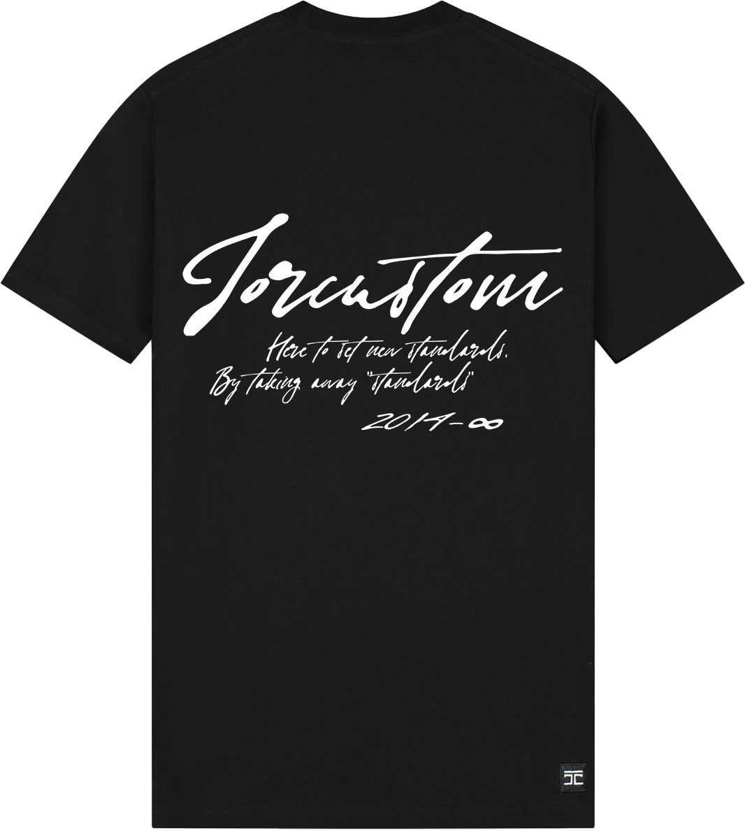 JORCUSTOM NewStandards Slim Fit T-Shirt Black Zwart