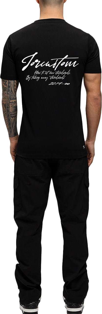 JORCUSTOM NewStandards Slim Fit T-Shirt Black Zwart