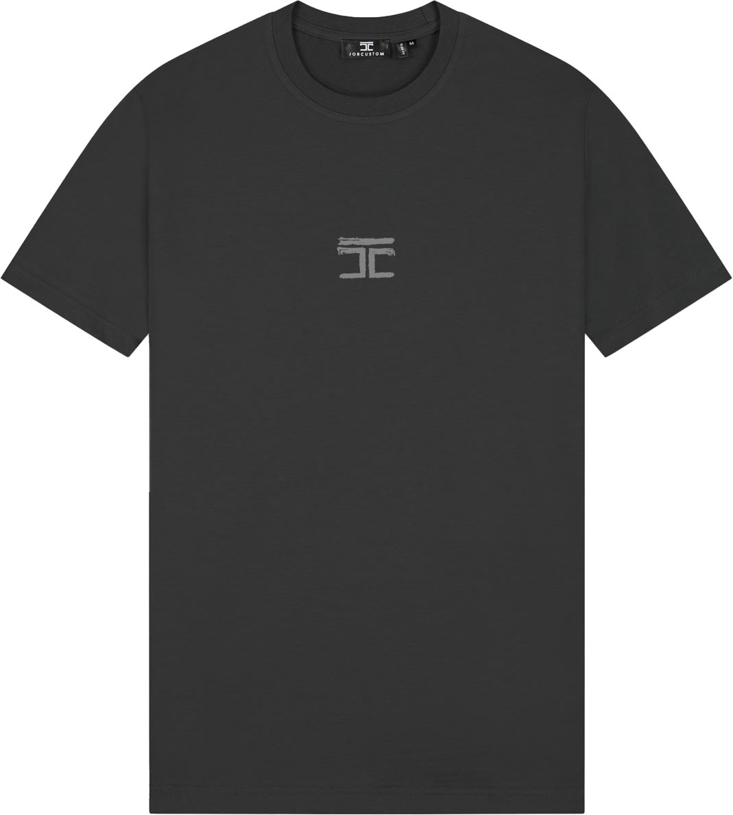 JORCUSTOM Artist Slim Fit T-Shirt DarkGrey Grijs