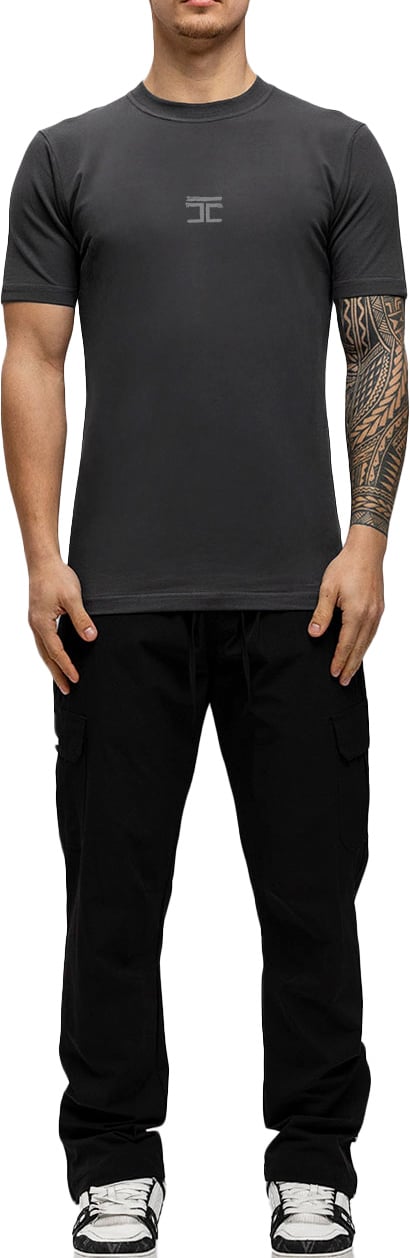JORCUSTOM Artist Slim Fit T-Shirt DarkGrey Grijs
