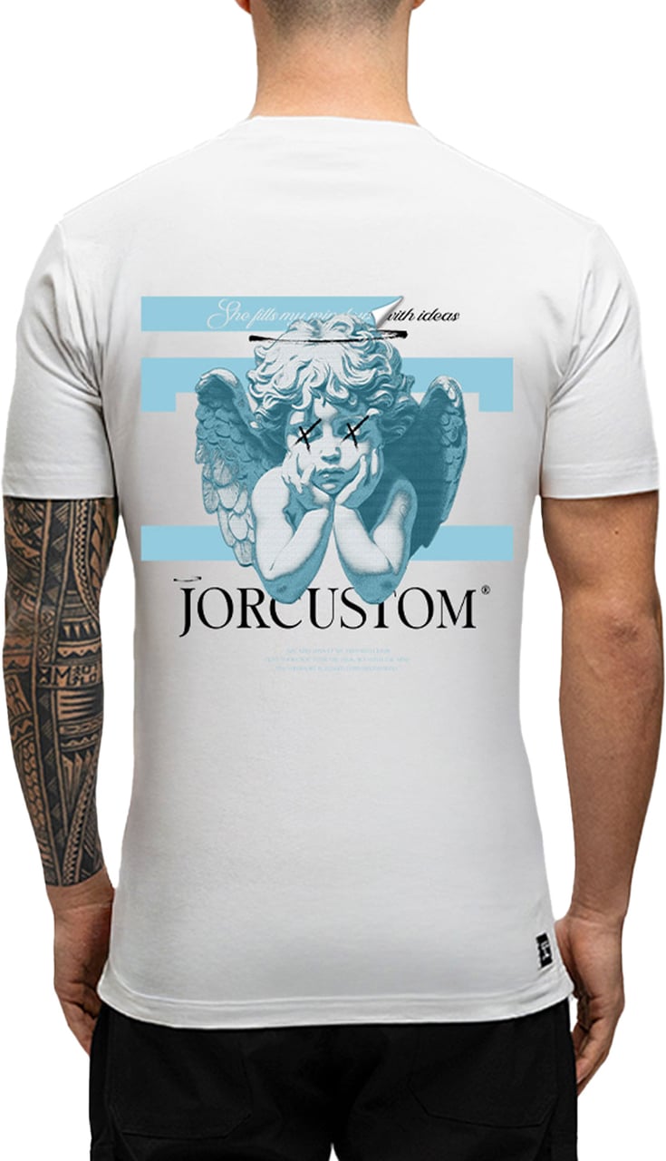 JORCUSTOM AngelTwo Slim Fit T-Shirt White Wit