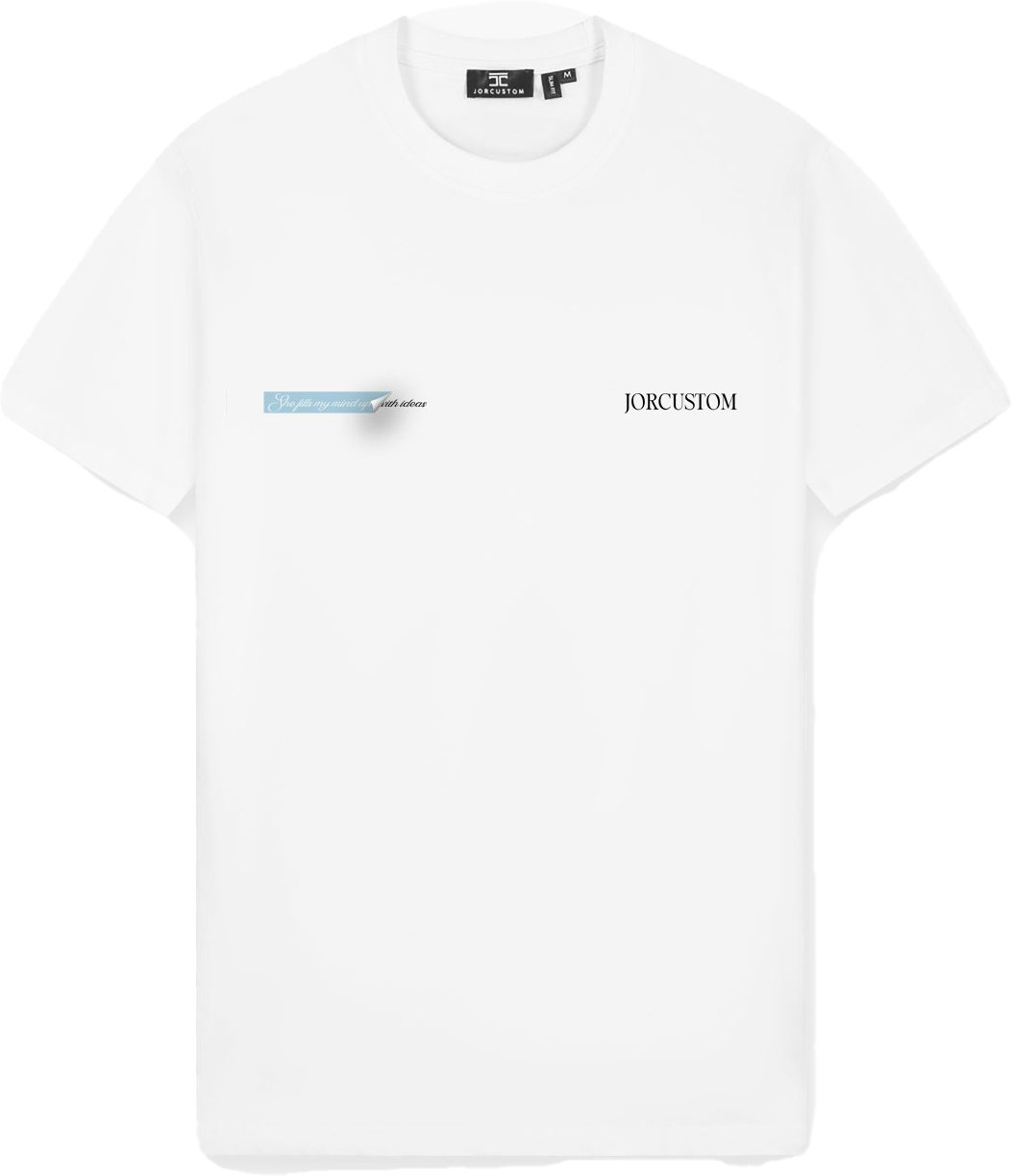 JORCUSTOM AngelTwo Slim Fit T-Shirt White Wit