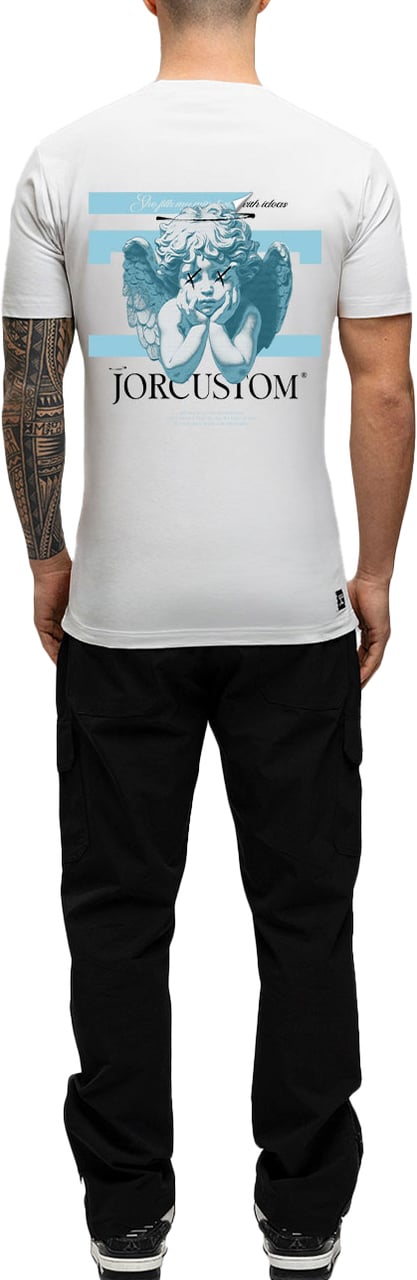 JORCUSTOM AngelTwo Slim Fit T-Shirt White Wit