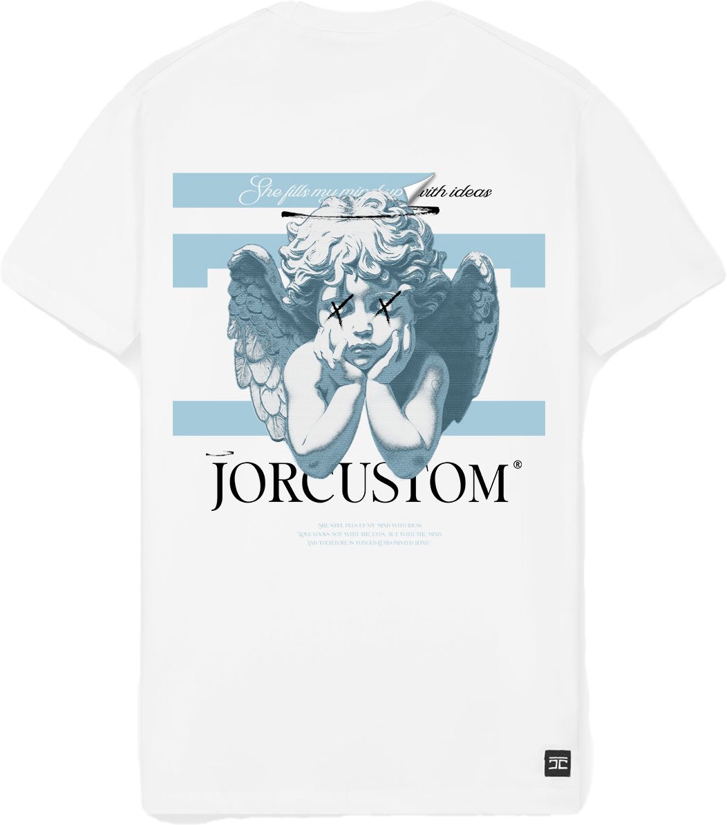 JORCUSTOM AngelTwo Slim Fit T-Shirt White Wit