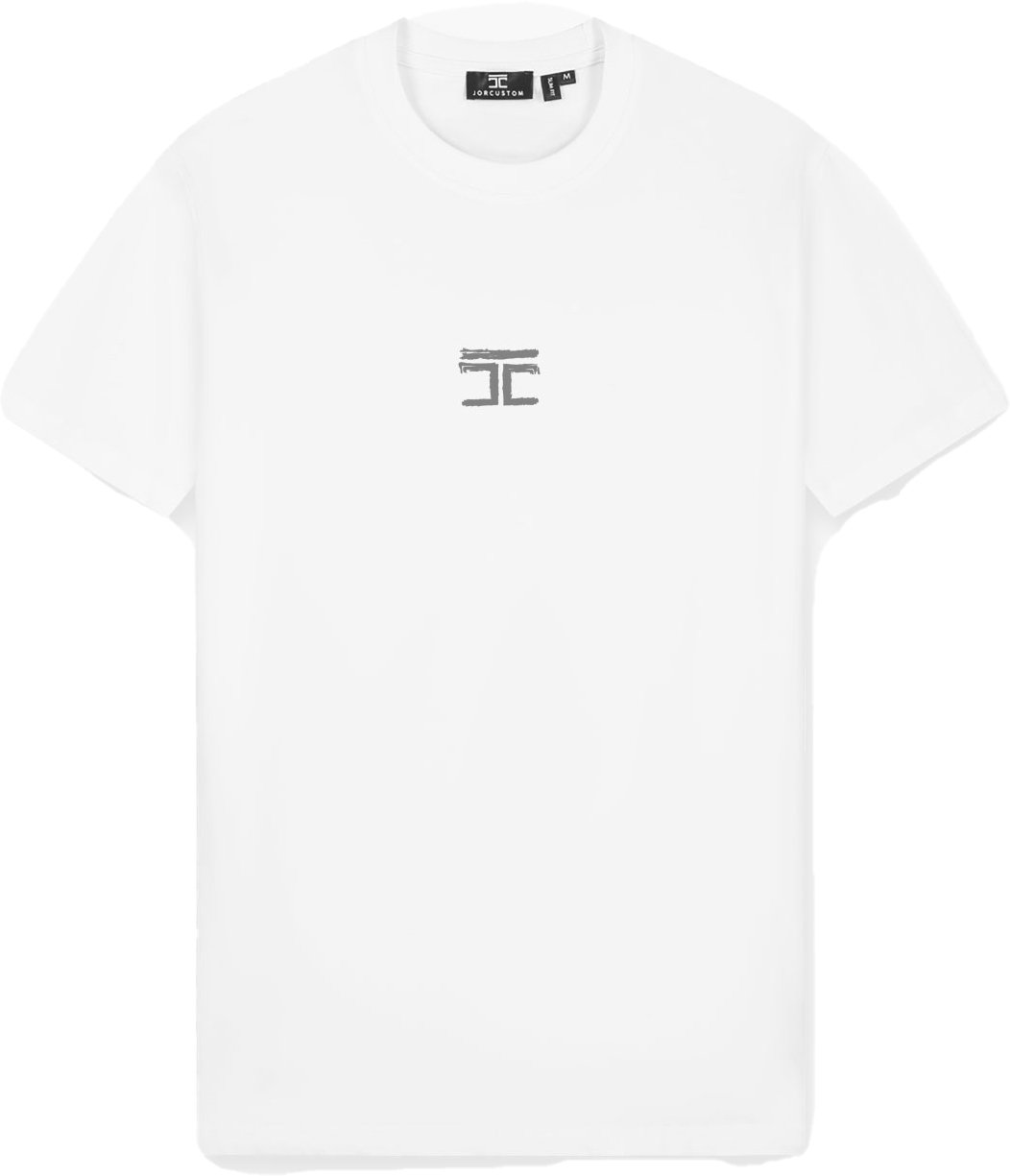 JORCUSTOM Artist Slim Fit T-Shirt White Wit