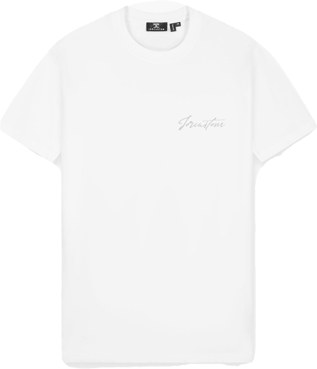 JORCUSTOM NewStandards Slim Fit T-Shirt White Wit