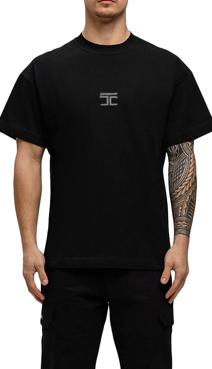 JORCUSTOM Artist Loose Fit T-Shirt Black Zwart