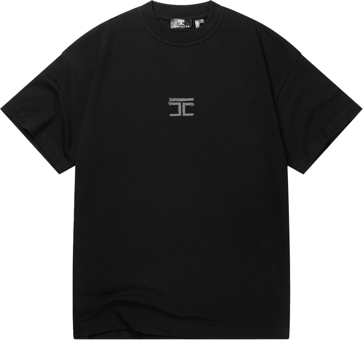 JORCUSTOM Artist Loose Fit T-Shirt Black Zwart