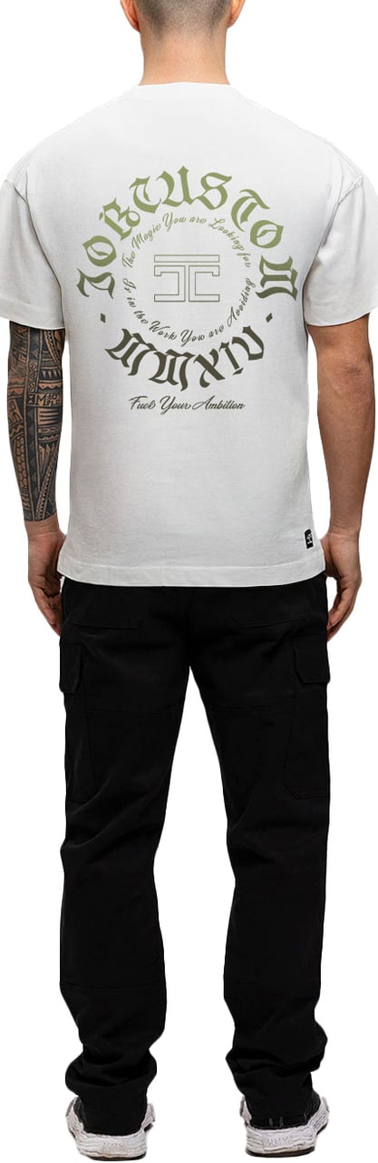 JORCUSTOM Ambition Loose Fit T-Shirt White Wit