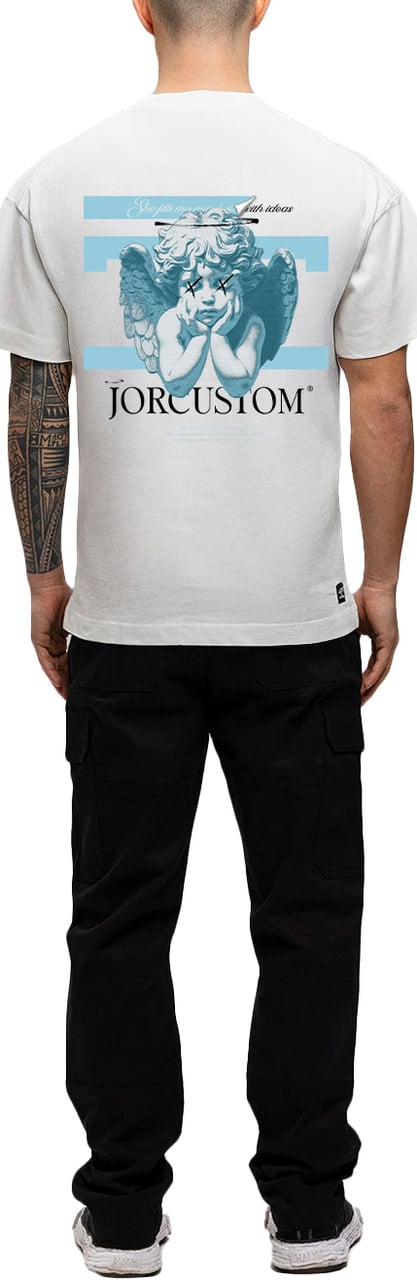 JORCUSTOM AngelTwo Loose Fit T-Shirt White Wit