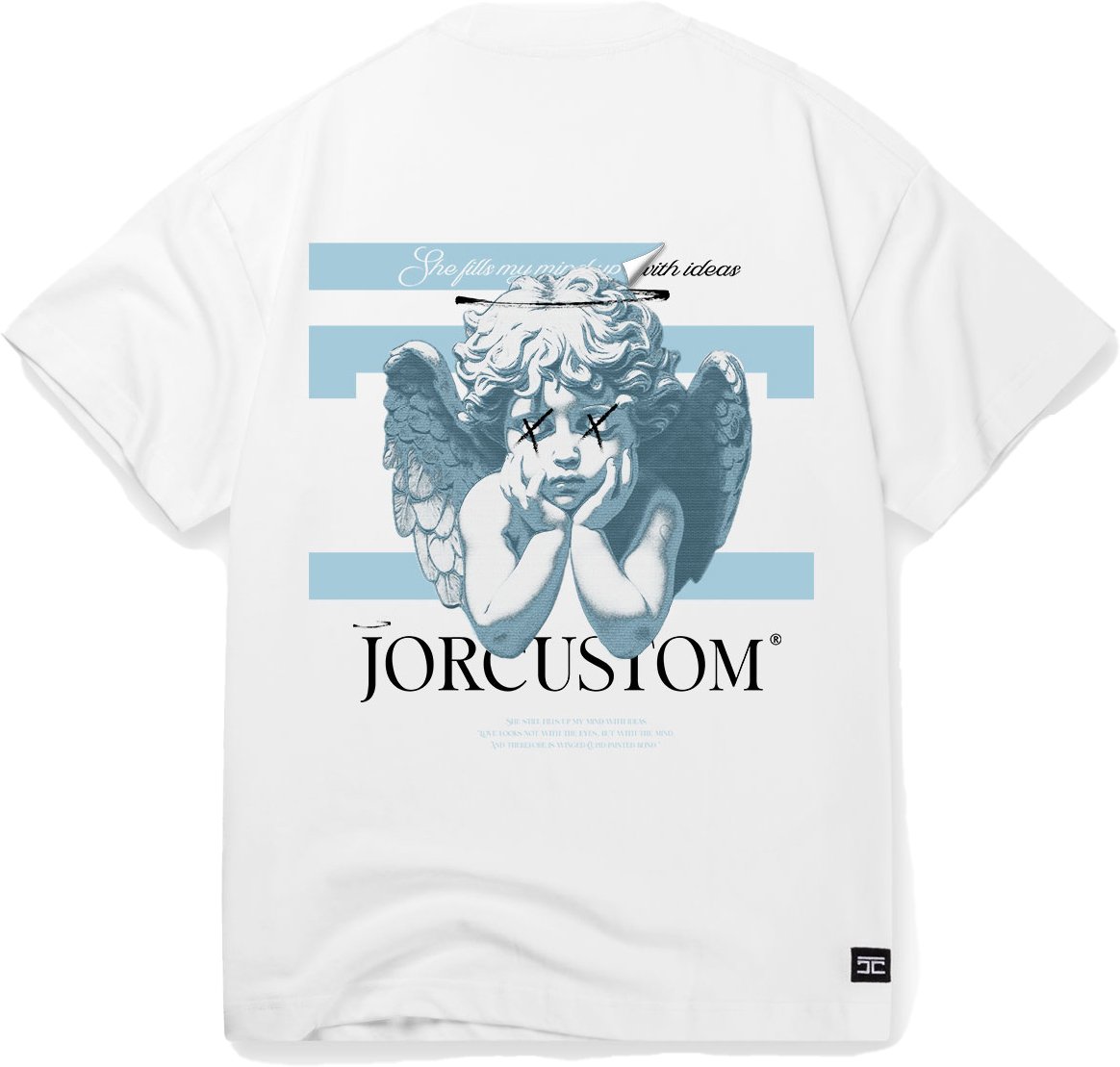 JORCUSTOM AngelTwo Loose Fit T-Shirt White Wit