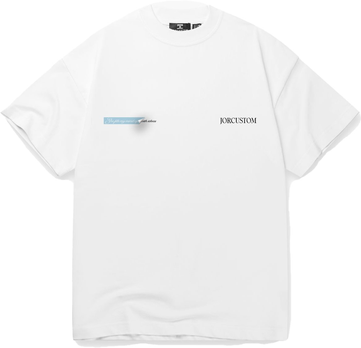 JORCUSTOM AngelTwo Loose Fit T-Shirt White Wit
