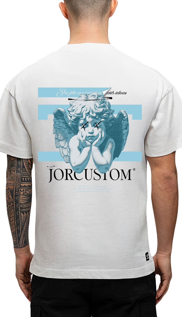 JORCUSTOM AngelTwo Loose Fit T-Shirt White Wit