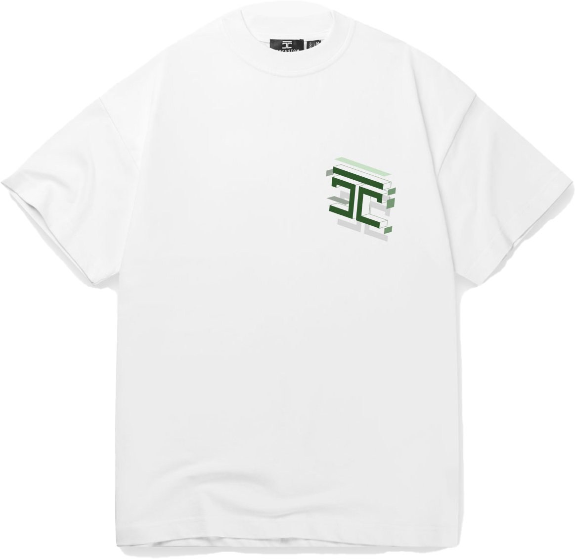 JORCUSTOM Assembly Loose Fit T-Shirt White Wit