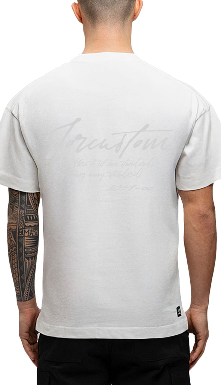 JORCUSTOM NewStand Loose Fit T-Shirt White Wit