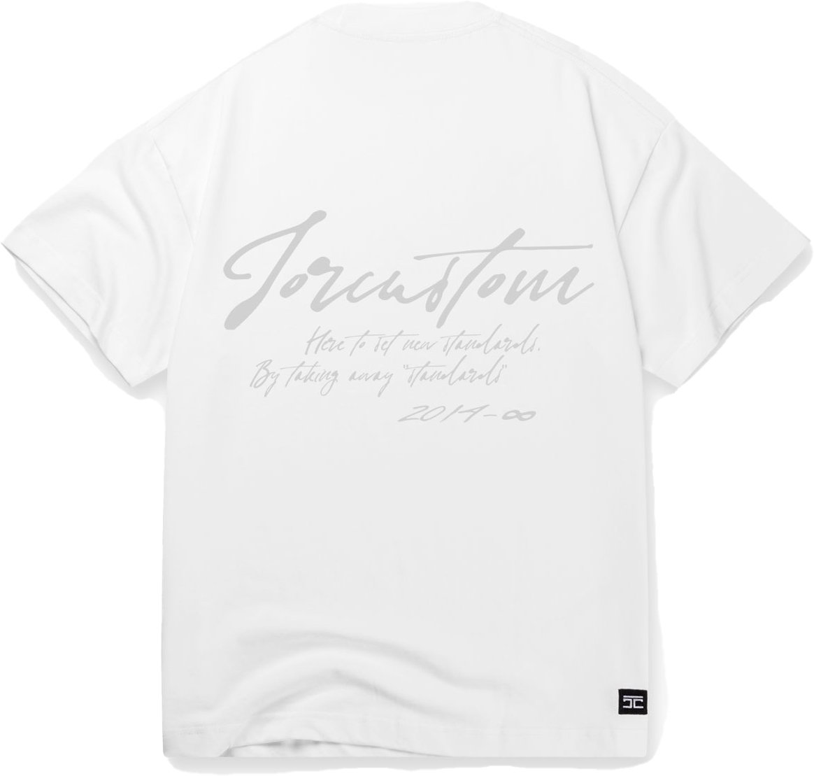 JORCUSTOM NewStand Loose Fit T-Shirt White Wit