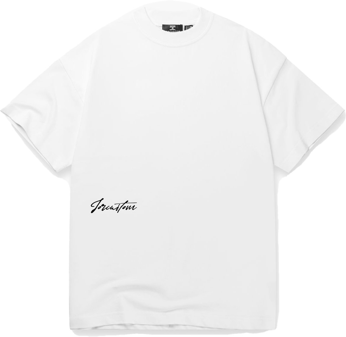 JORCUSTOM Outline Loose Fit T-Shirt White Wit