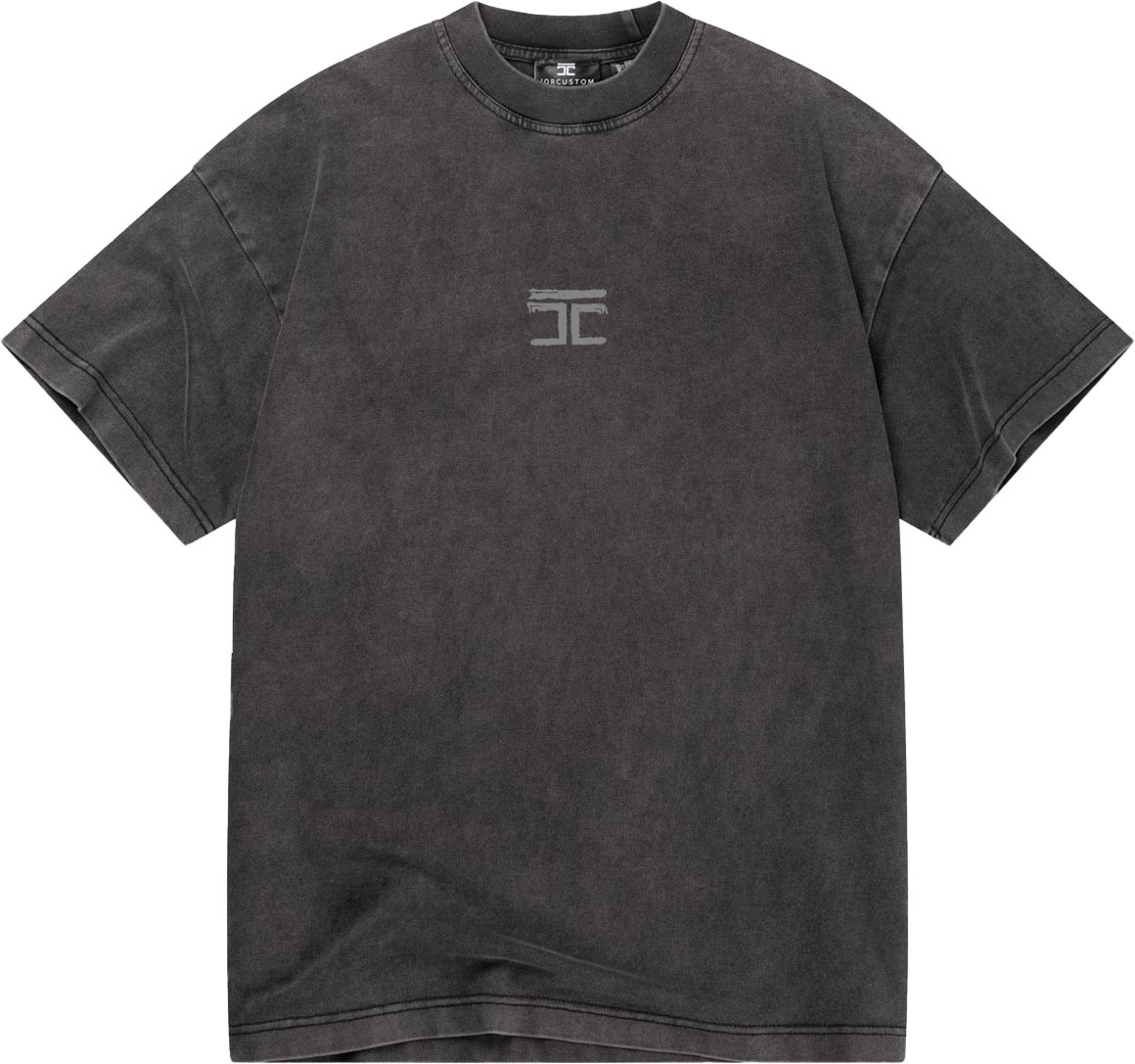 JORCUSTOM Artist Loose Fit T-Shirt AcidGrey Grijs