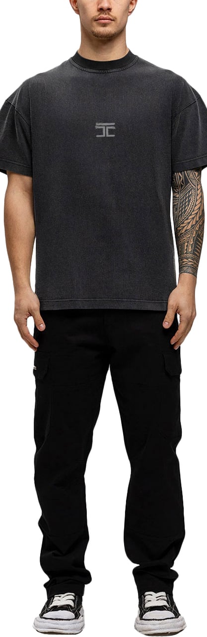 JORCUSTOM Artist Loose Fit T-Shirt AcidGrey Grijs
