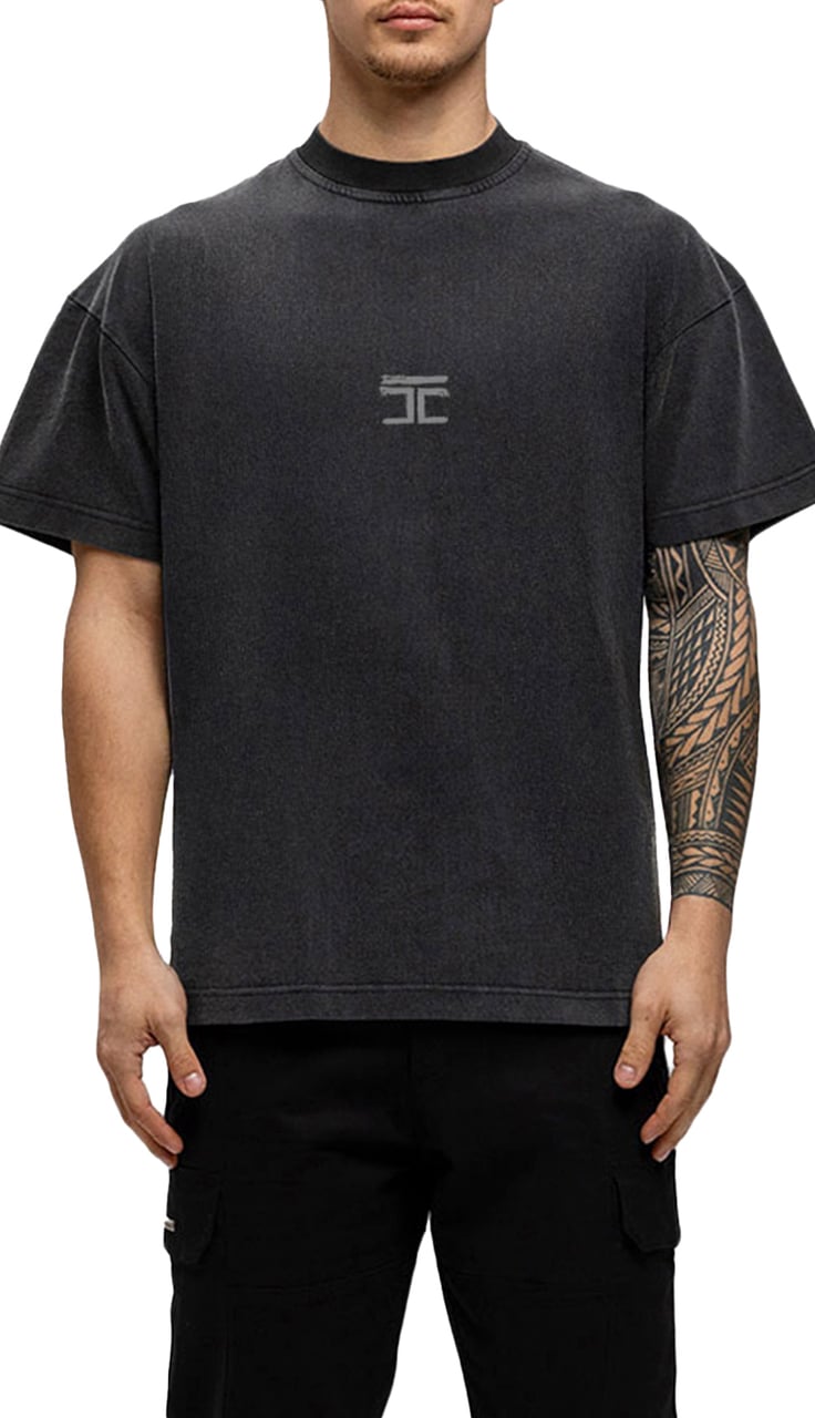 JORCUSTOM Artist Loose Fit T-Shirt AcidGrey Grijs