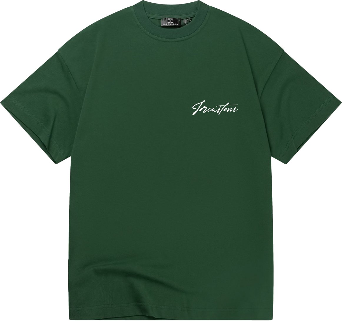 JORCUSTOM NewStand Loose Fit T-Shirt Green Groen