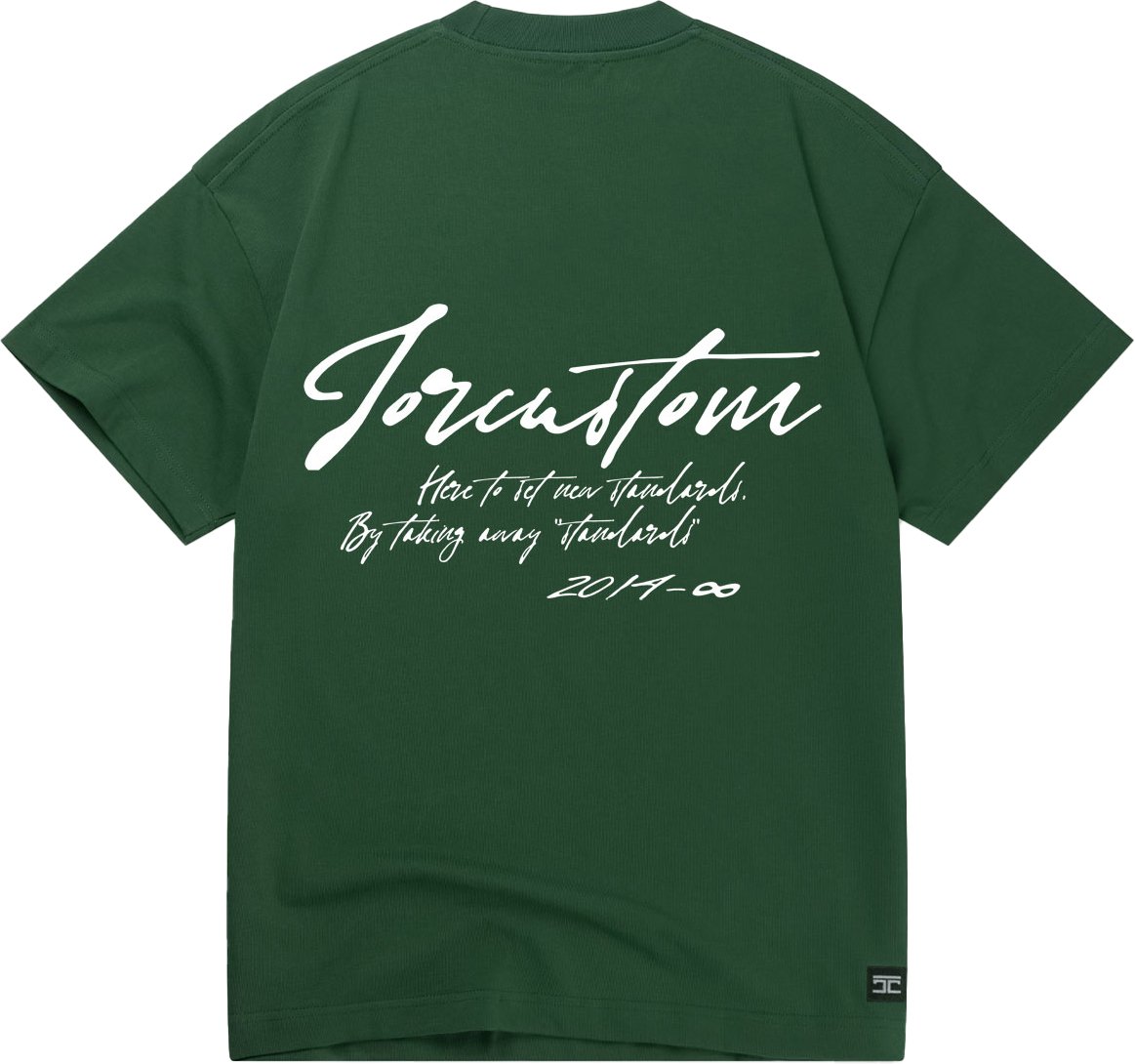 JORCUSTOM NewStand Loose Fit T-Shirt Green Groen
