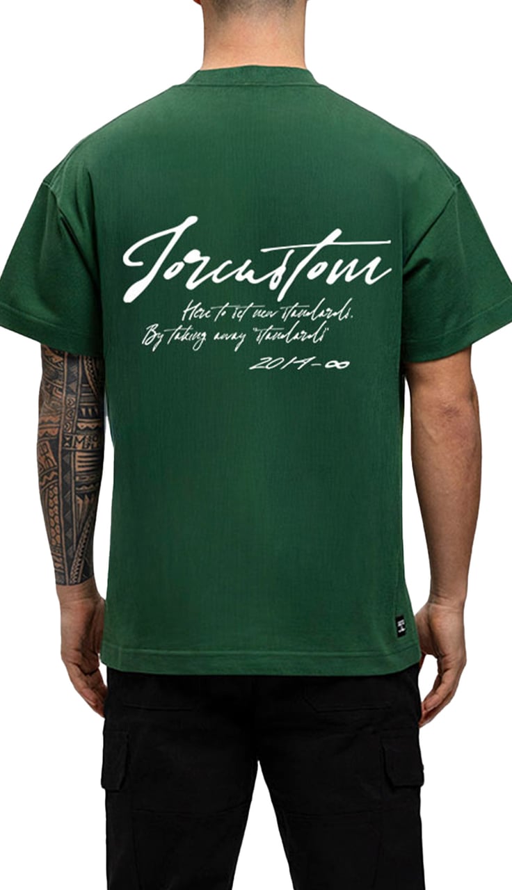 JORCUSTOM NewStand Loose Fit T-Shirt Green Groen