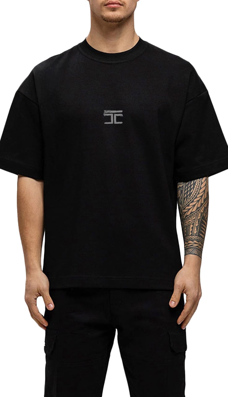 JORCUSTOM Artist Oversized T-Shirt Black Zwart