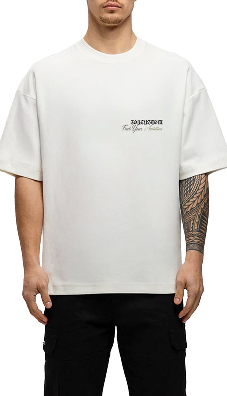 JORCUSTOM Ambition Oversized T-Shirt White Wit