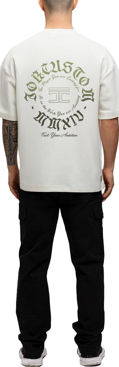 JORCUSTOM Ambition Oversized T-Shirt White Wit