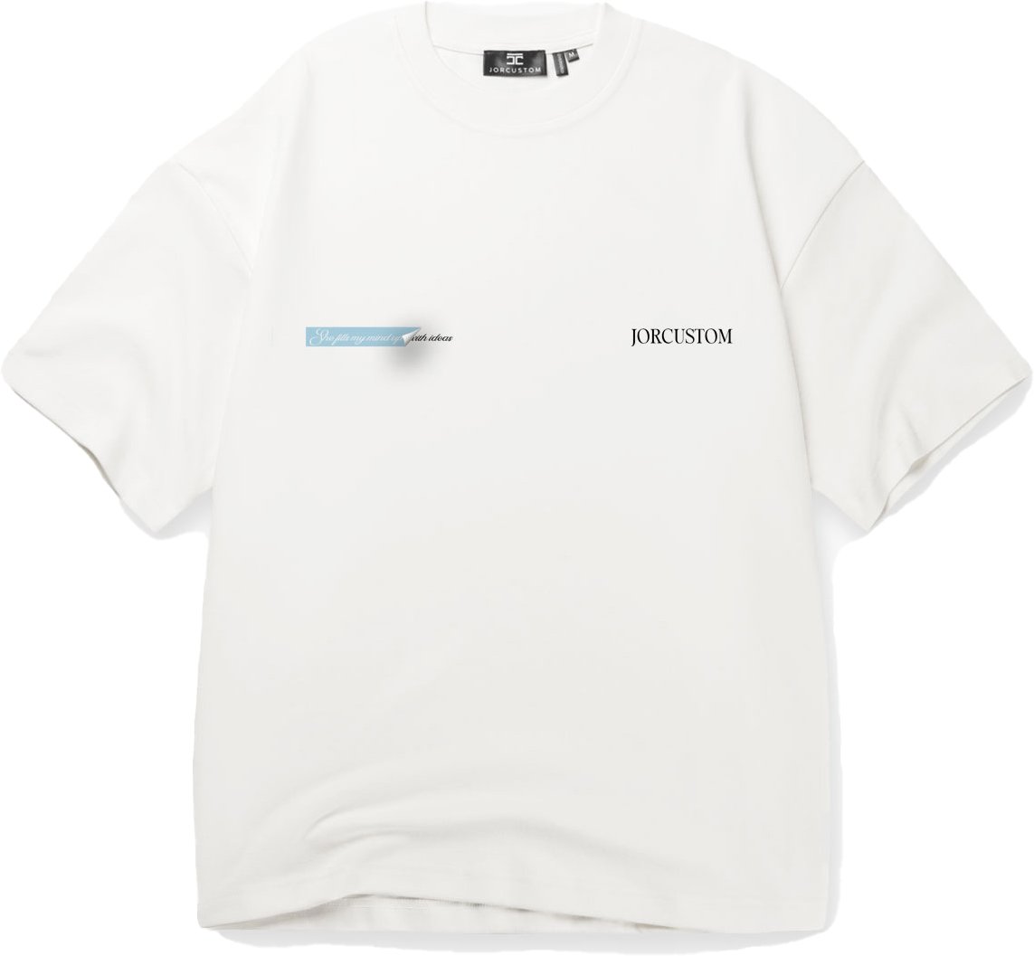 JORCUSTOM AngelTwo Oversized T-Shirt White Wit