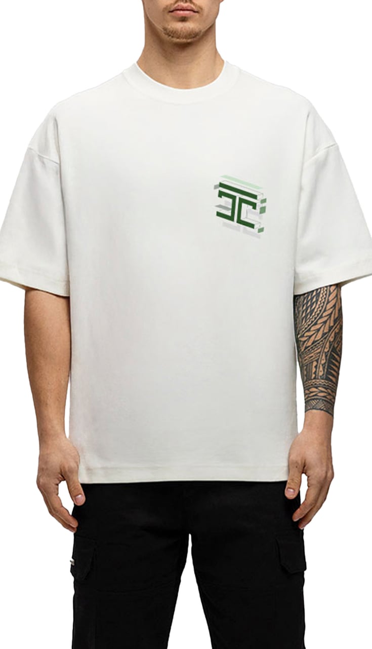 JORCUSTOM Assembly Oversized T-Shirt White Wit