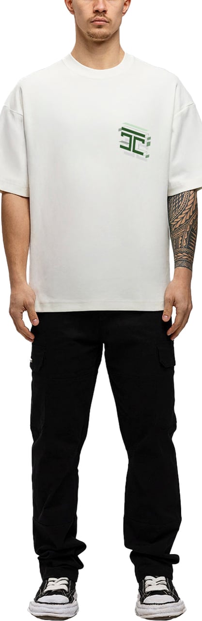 JORCUSTOM Assembly Oversized T-Shirt White Wit