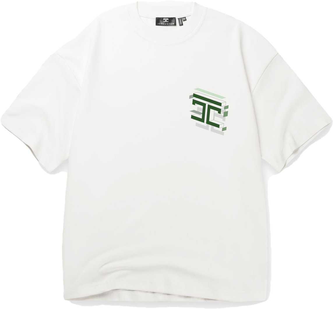 JORCUSTOM Assembly Oversized T-Shirt White Wit