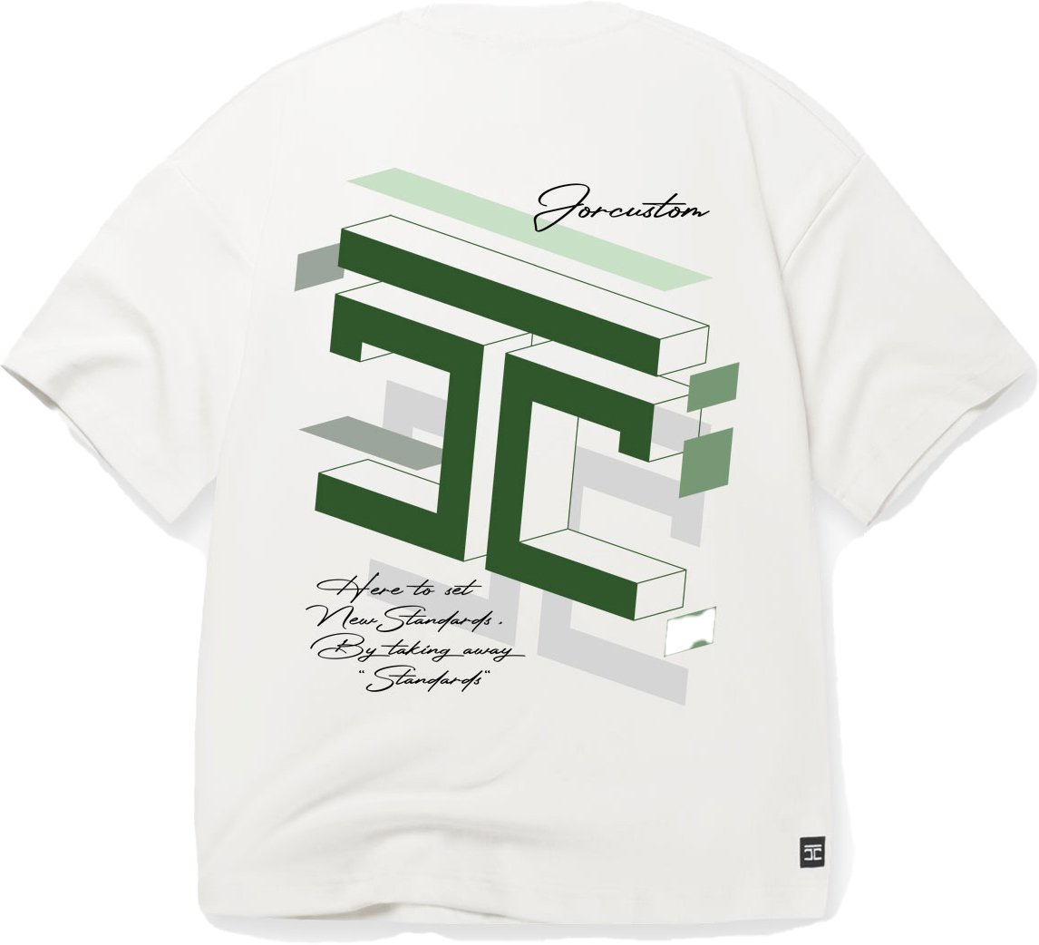 JORCUSTOM Assembly Oversized T-Shirt White Wit